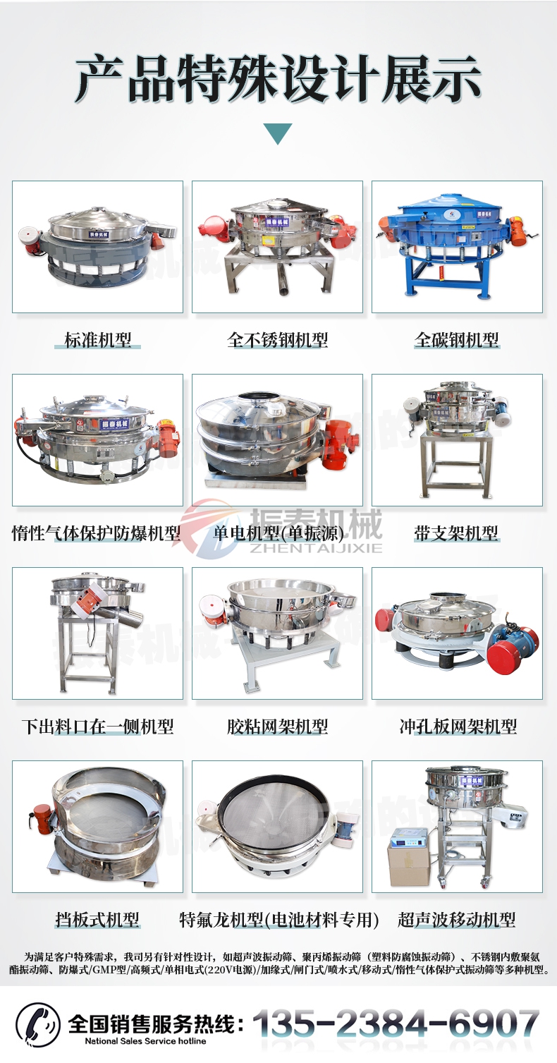 直排振動(dòng)篩機(jī)型大全